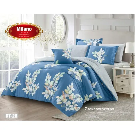 Milanobedlinen Comforter DT 100% Cotton 7pcs Set